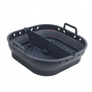 Conzept air fryer silikoneform foldbar med separator 22x22x6 cm