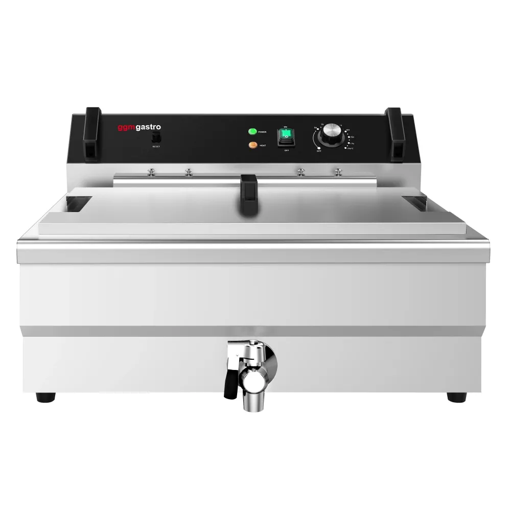 Frituregryde - 30 Liter - 5 kW - med aftapningshane