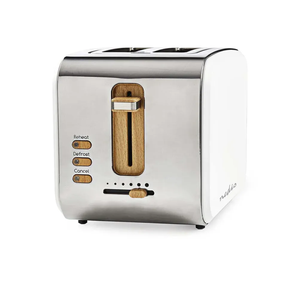 Nedis KABT510EWT Brødrister fra Velvety Touch-Serien