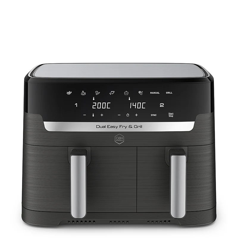 OBH Nordica Dobbelt Easy Fry & Grill airfryer black