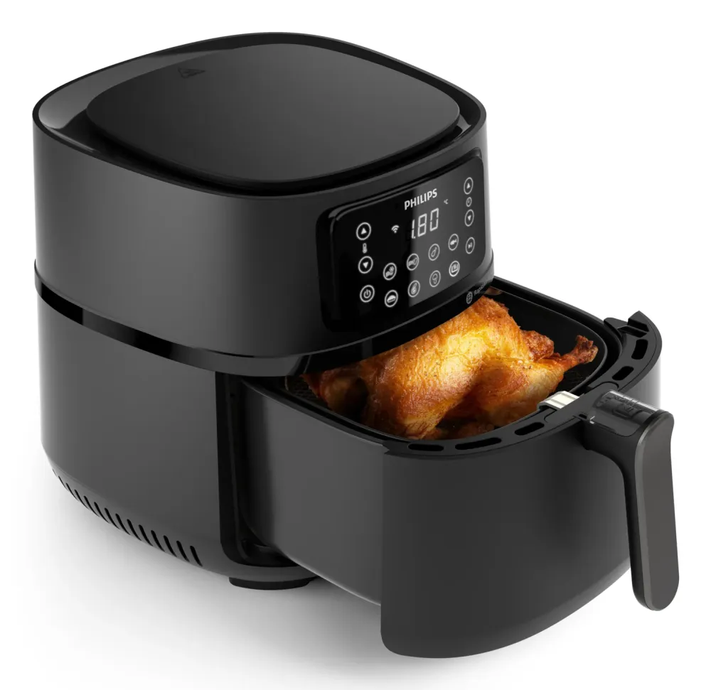 Philips Series 5000 HD9285 XXL Connected Airfryer 2000W Mørk sølv/sort