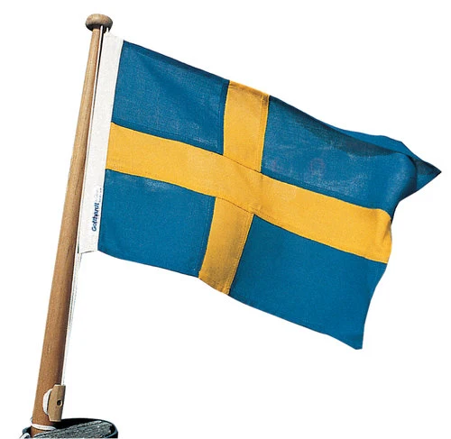 Adela, Bådflag polyester Sverige, 70x44 cm