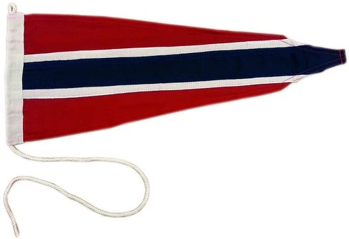 Adela, Bådvimpel Norge, 50x20cm, 100% polyester