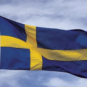 Adela, Svensk flag, 240x150 cm, Polyester