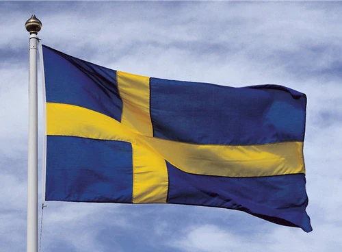 Adela, Svensk Flag, 300x188 cm, Polyester Stormkvalitet