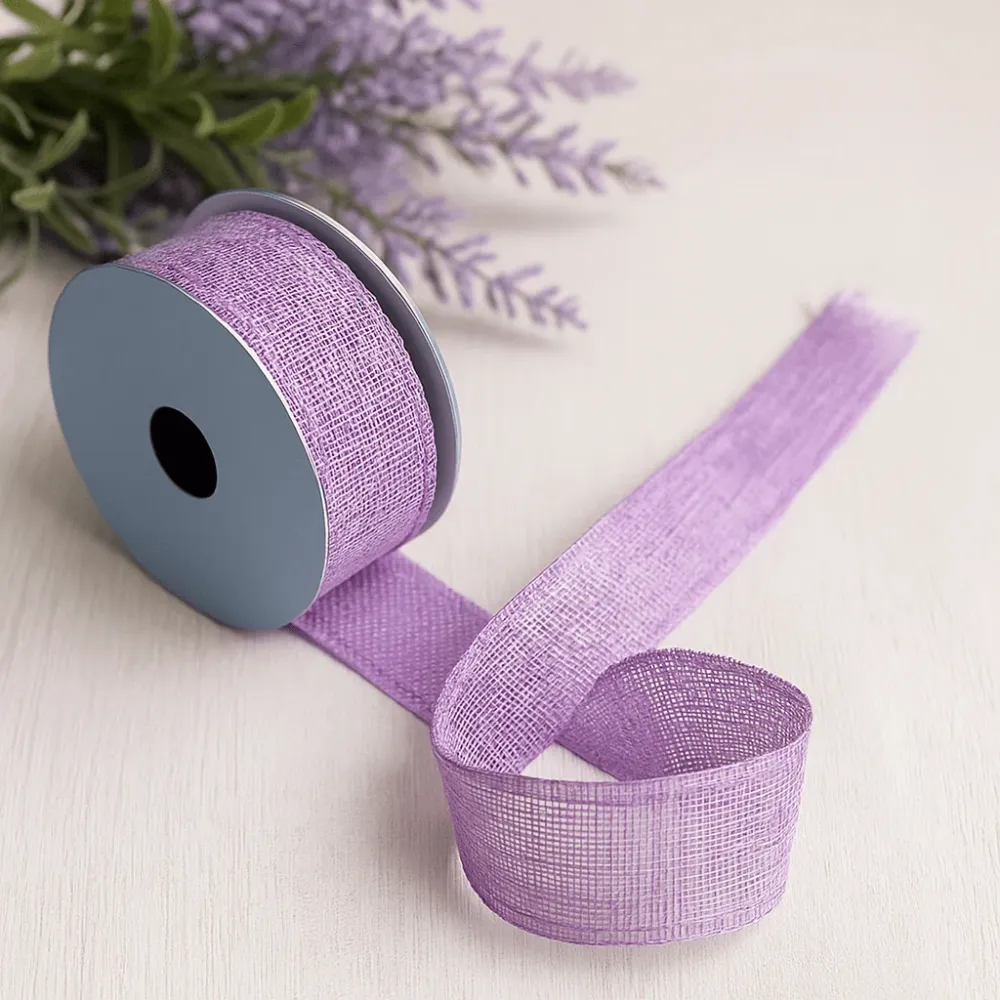 Lavendel Naturligt Teksturbånd 38mm x 20m
