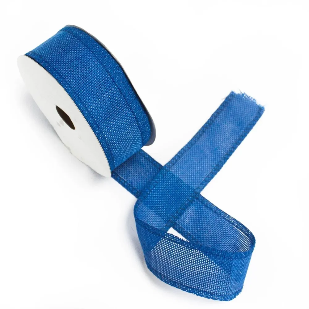 Navy Blue Bånd Naturlig Struktur 38mm x 20m