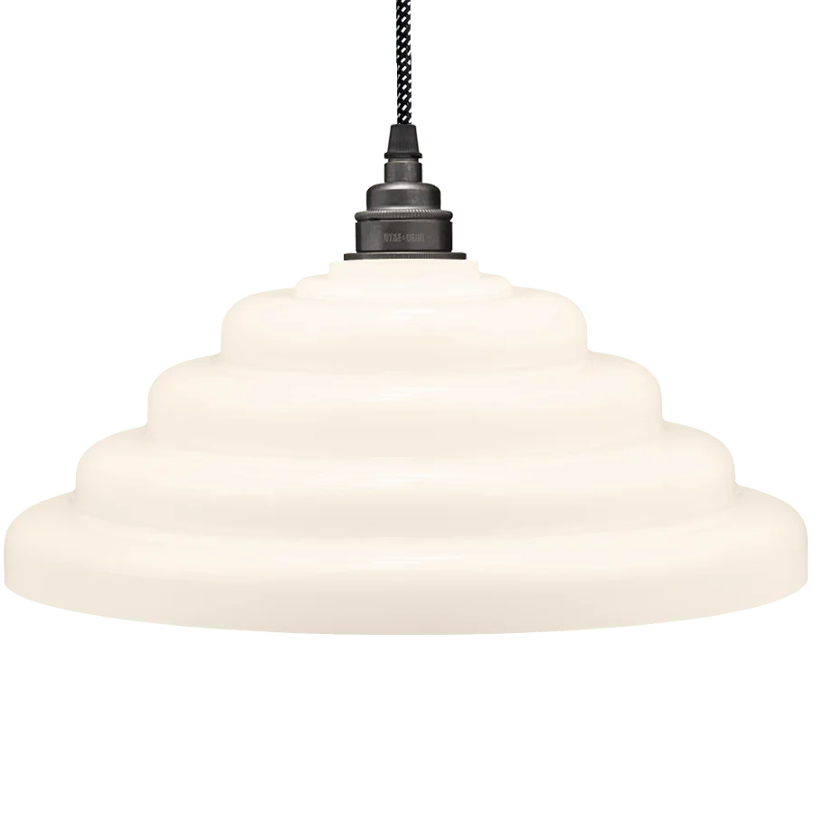 70'er OPALINE GLAS PERSONSKYGGE DYKE & DEAN