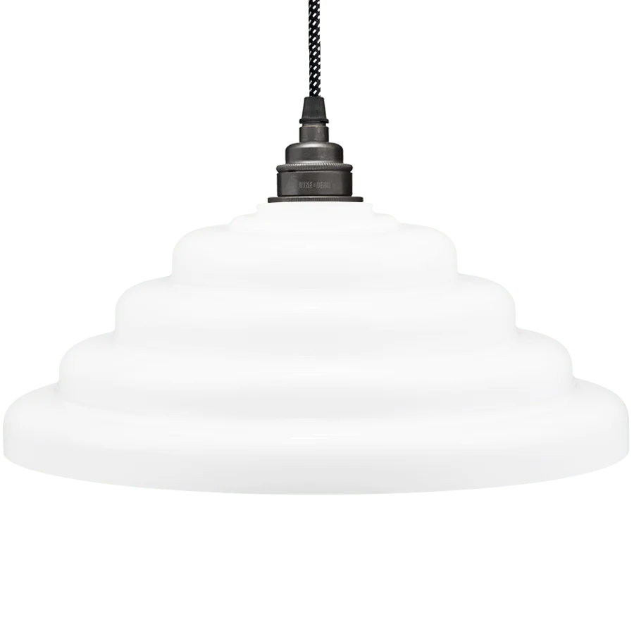 70'er OPALINE GLAS PERSONSKYGGE DYKE & DEAN