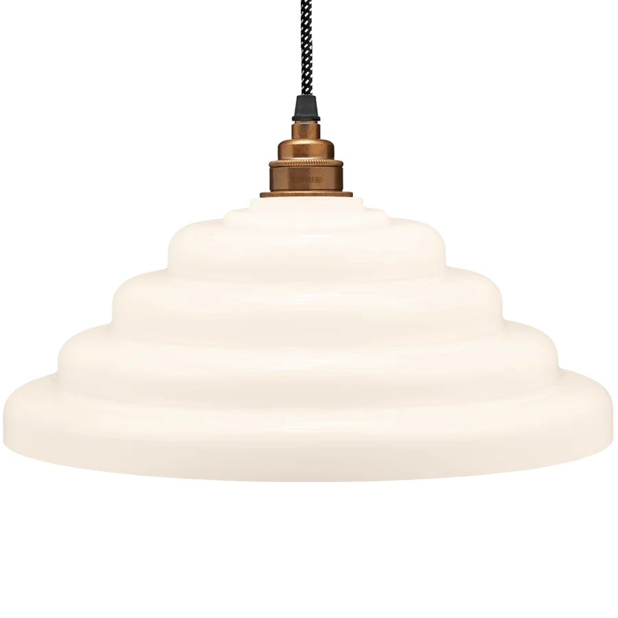 70'er OPALINE GLAS PERSONSKYGGE DYKE & DEAN