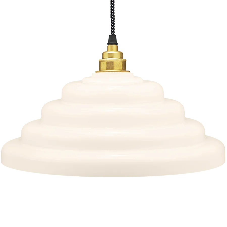 70'er OPALINE GLAS PERSONSKYGGE DYKE & DEAN