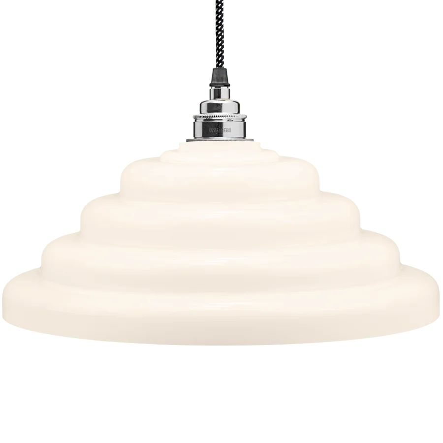 70'er OPALINE GLAS PERSONSKYGGE DYKE & DEAN