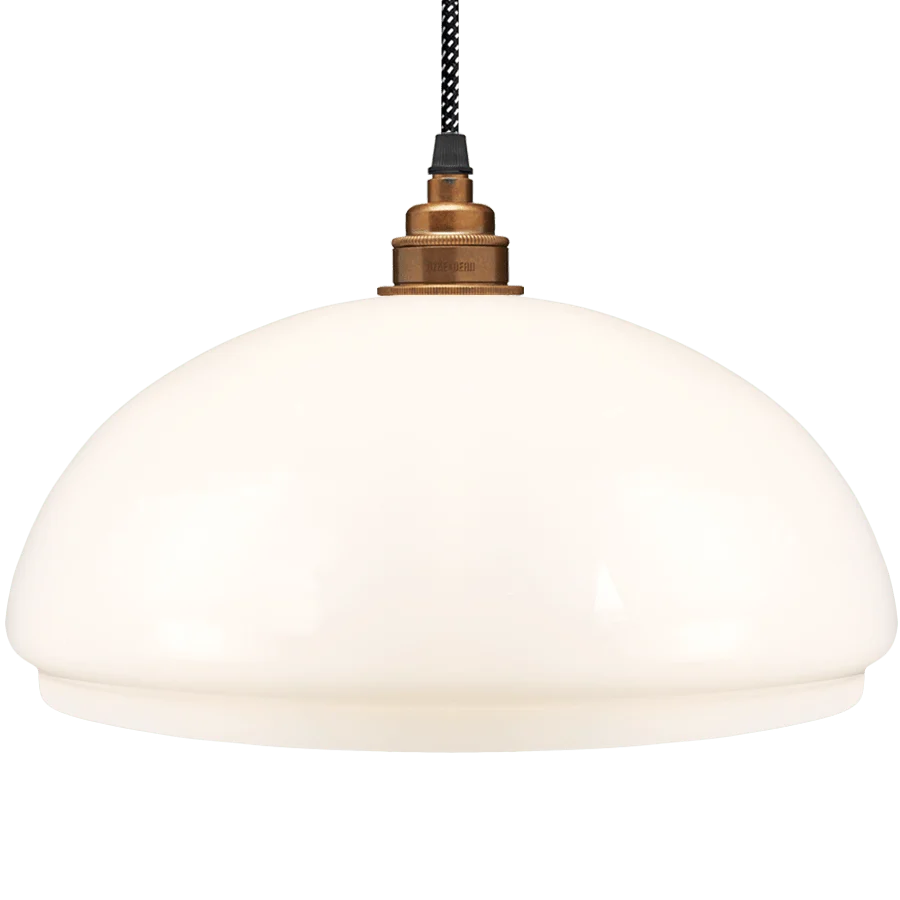 OPAL GLAS KUPPE LAMPE SKÆRM MEDIUM DYKE & DEAN