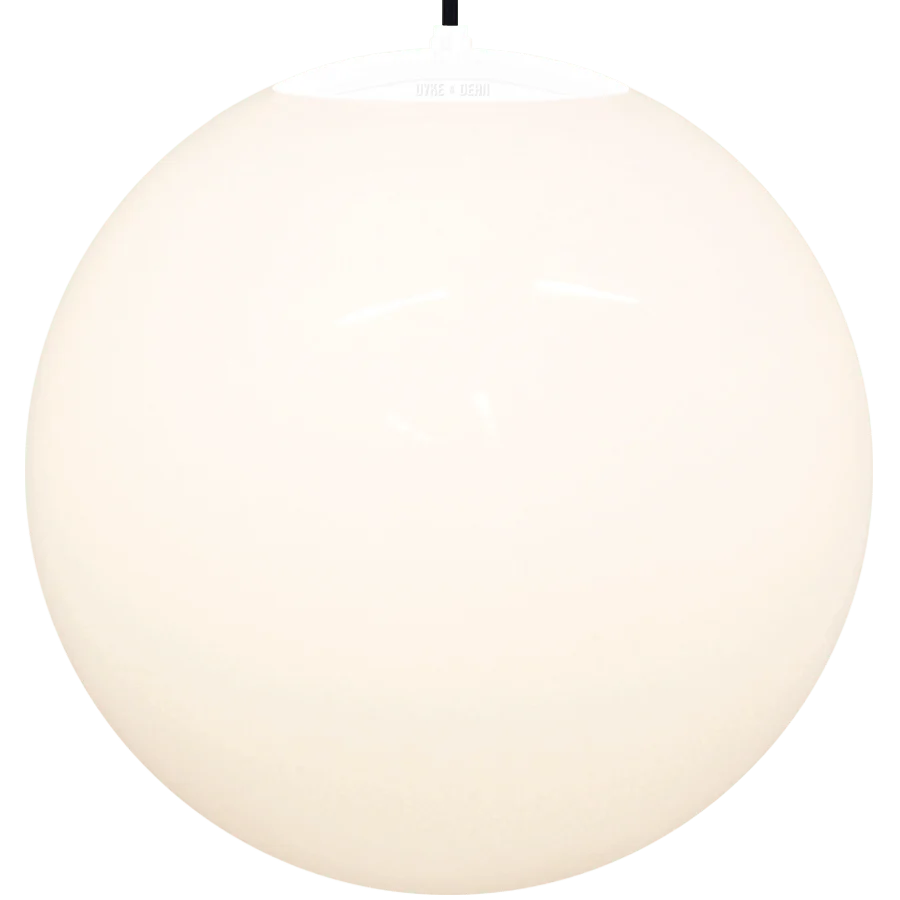 OPAL GLOBE PENDEL HVID 600mm DYKE & DEAN