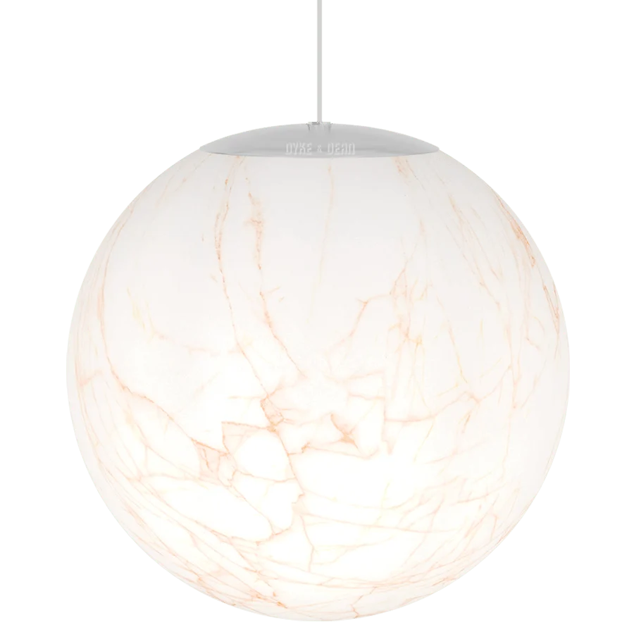 OPAL MARMOR GLOBE KORAL HANDLÆG 300mm DYKE & DEAN