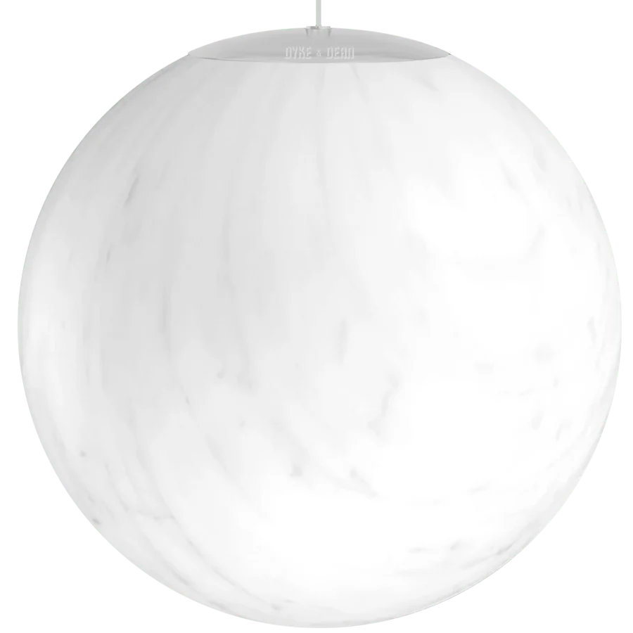 OPAL MARMOR GLOBE PENDEL 500mm DYKE & DEAN