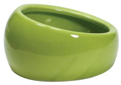 Akudim Keramik Contoured Foderskål - OUTLET Groen