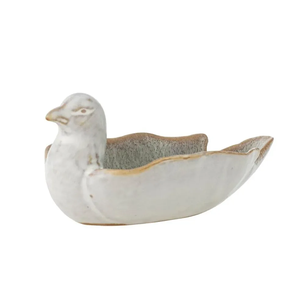 Bloomingville - Chirp Skål, Grøn, Stentøj 82072811 - Emerald