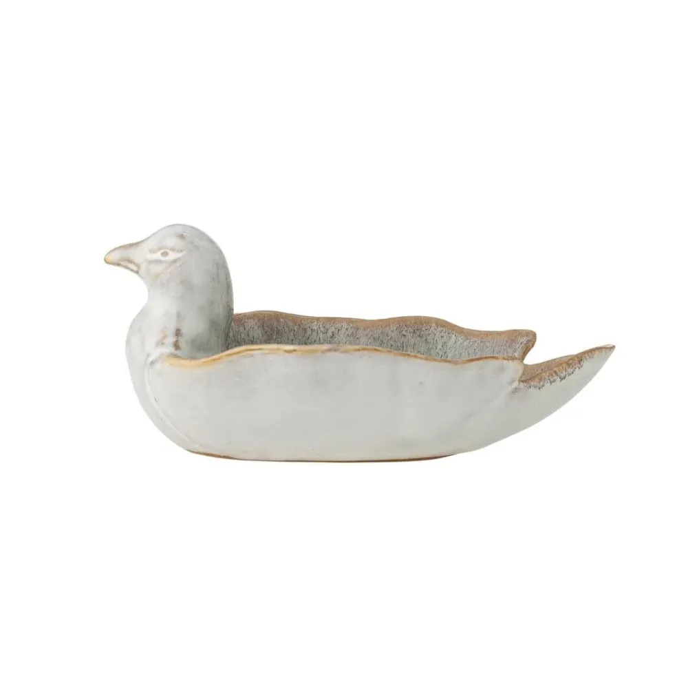 Bloomingville - Chirp Skål, Grøn, Stentøj 82072811 - Emerald