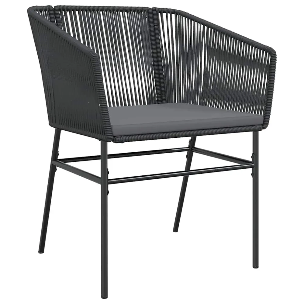 7 Dele Spisebordssæt Til Haven M. Hynder Polyrattan Glas 2