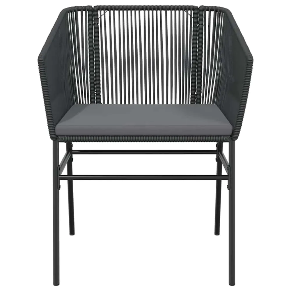 7 Dele Spisebordssæt Til Haven M. Hynder Polyrattan Glas 2