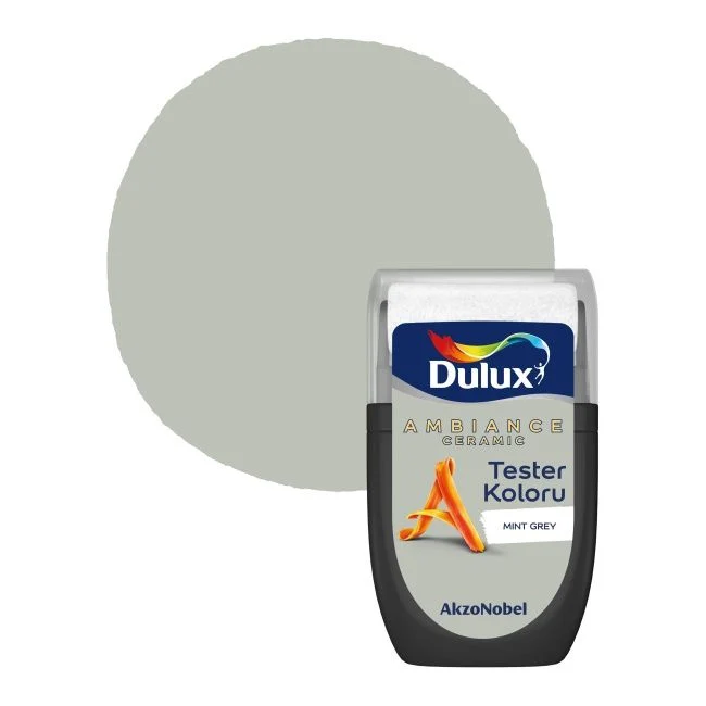 Dulux Ambiance Ler mint grey malingstester 0,03 l