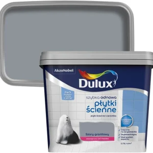 Dulux Szybka Odnowa renoveringsmaling til vægfliser i grå granit, 0,75 l