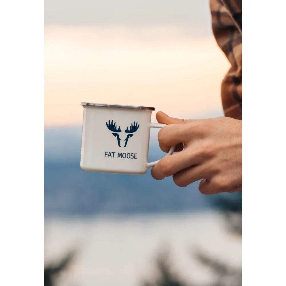 Fat Moose, Fat Moose Mug, Off White/Navy