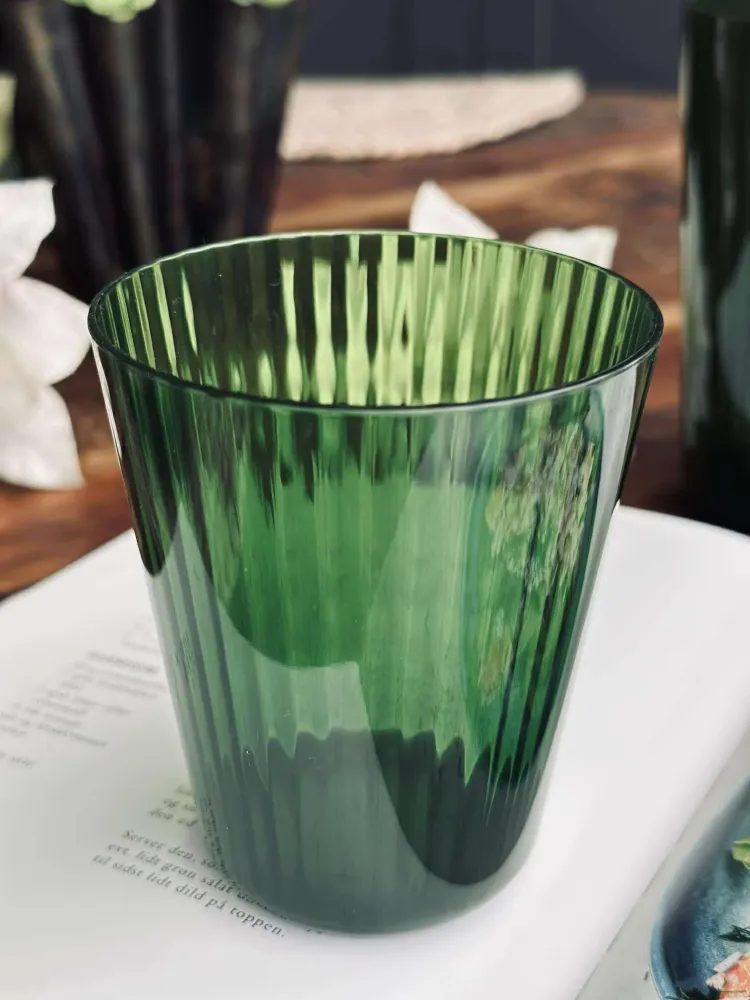 Glas Claire 300ml. Grøn - 2 stk.