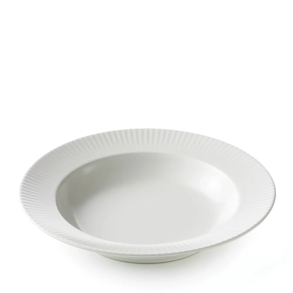 Groovy suppetallerken Ø23 cm alabast stentøj