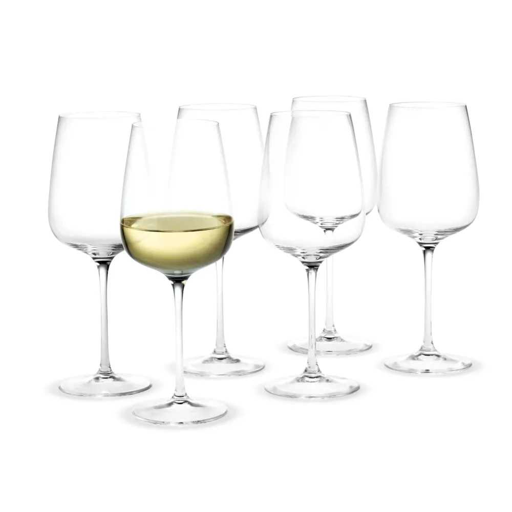 Holmegaard - Hvidvinsglas 41 Cl. 6 Stk. - Bouquet