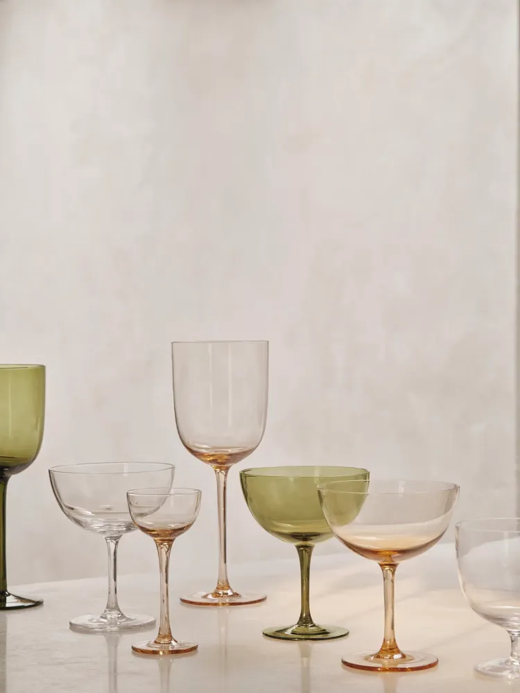 Host Cocktail Glasses - Place 2 - Blush