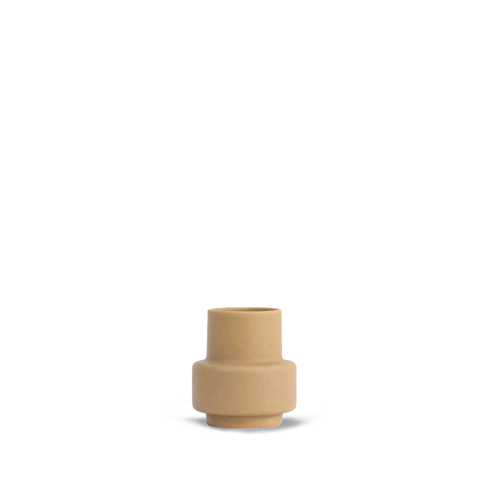 Hurricane Pottery, Small - Soft ochre