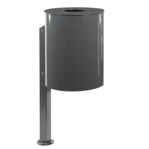 Kurv incl. Inderspand, 50 Liter - Galvaniseret & lakeret Graa