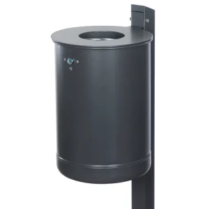 Kurv incl. Inderspand, 50 Liter - Galvaniseret & lakeret Graa