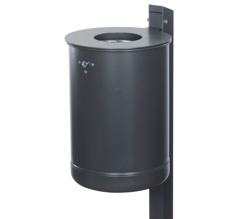 Kurv incl. Inderspand, 50 Liter - Galvaniseret & lakeret Graa