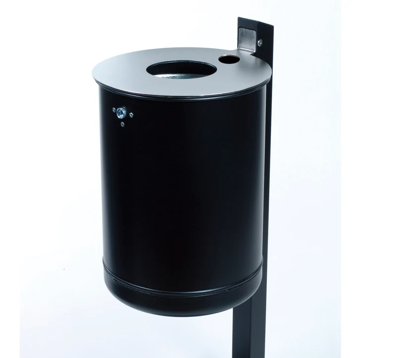 Kurv incl. Inderspand m/rum, 50 Liter - Galvaniseret Graa