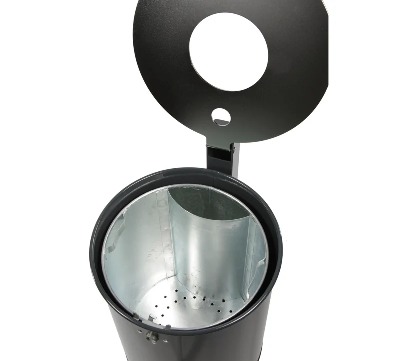 Kurv incl. Inderspand m/rum, 50 Liter - Galvaniseret Graa