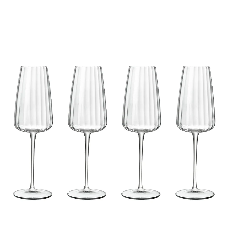 Luigi Bormioli Optica champagneglas 21 cl 4 stk.