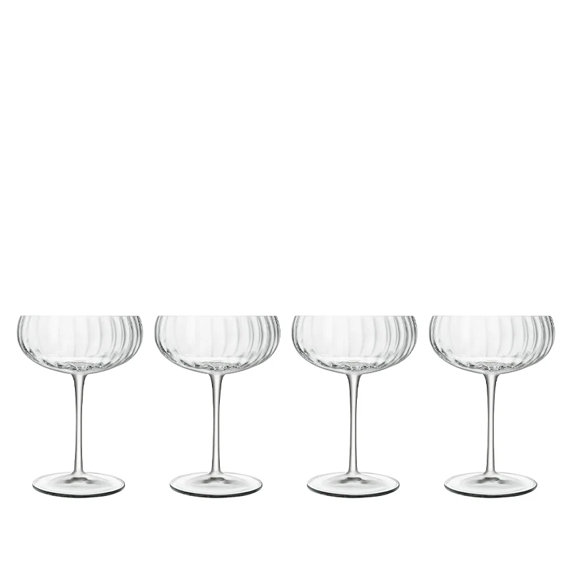 Luigi Bormioli Optica champagneskål 30 cl 4 stk.