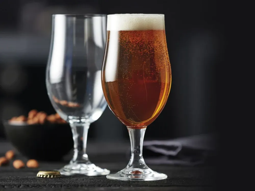 Lyngby Glas - Juvel Ølglas 49 cl. - 4 stk
