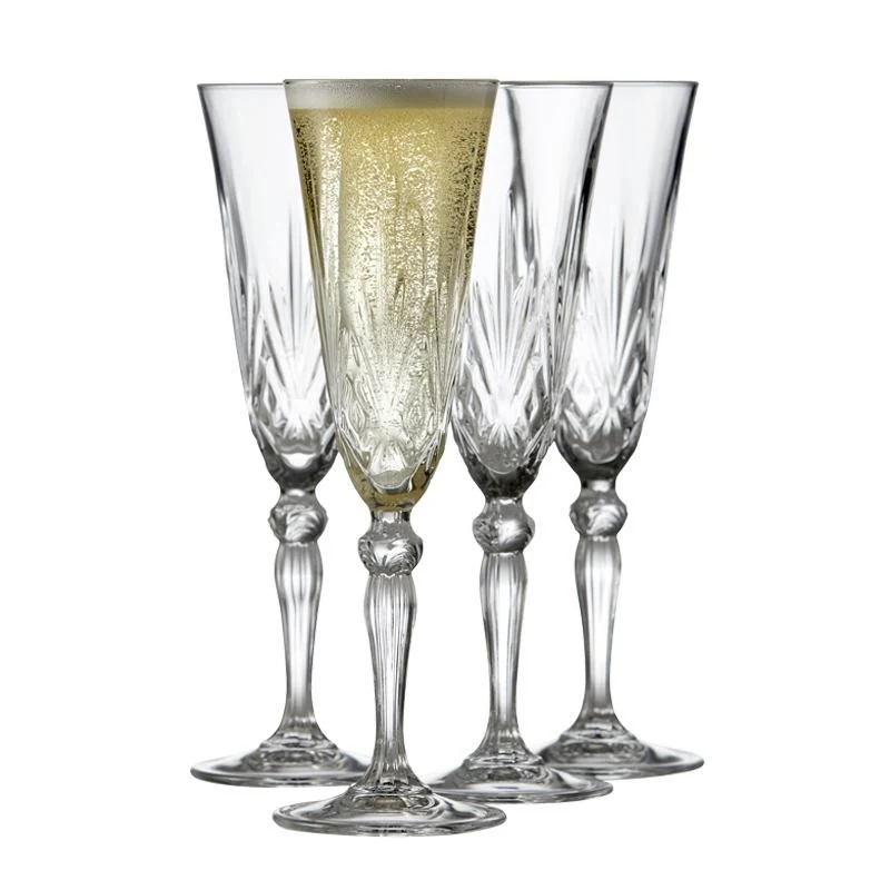 Lyngby Glas - Melodia champagne 16 cl - 4 stk