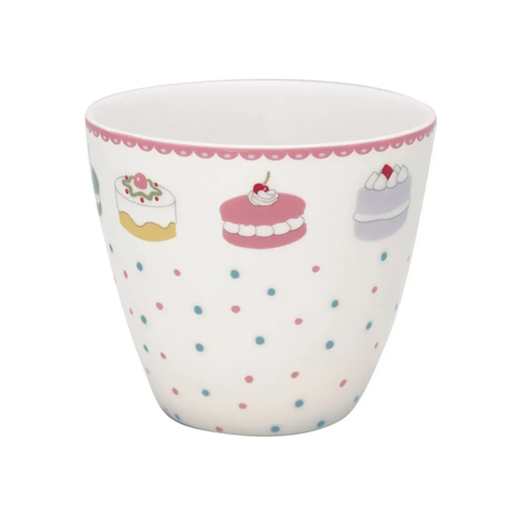 Madelyn Latte Cup · White