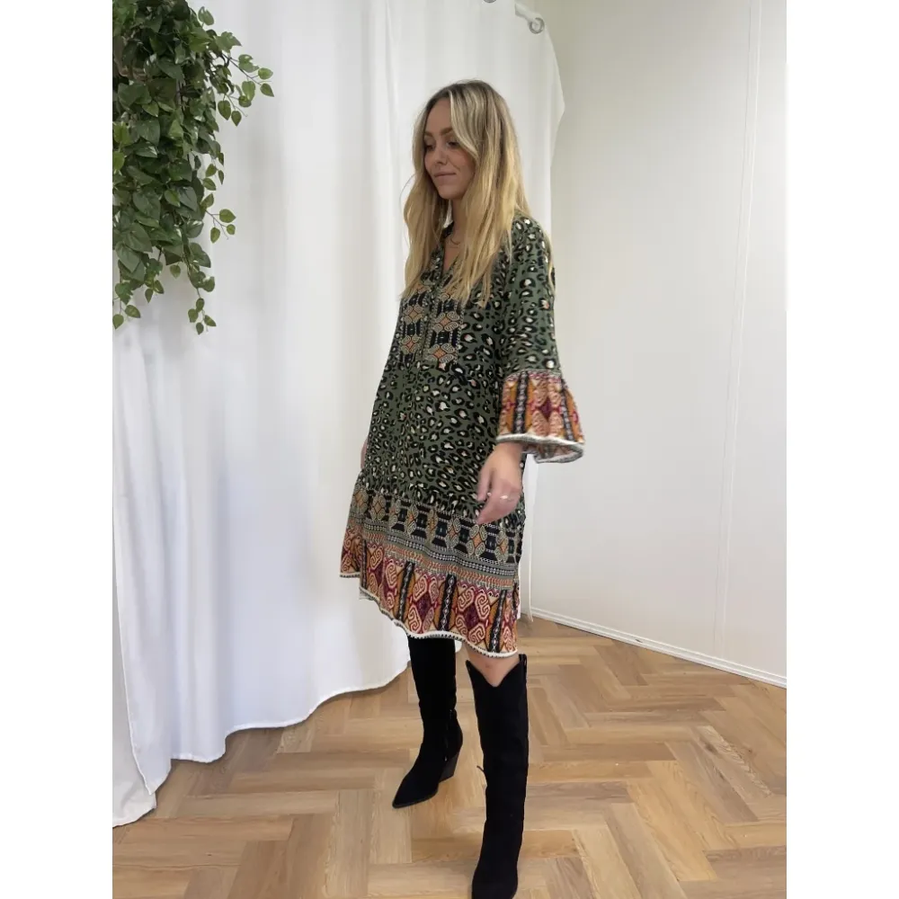Marta Du Chateau dame kjole 1240 - Kaki