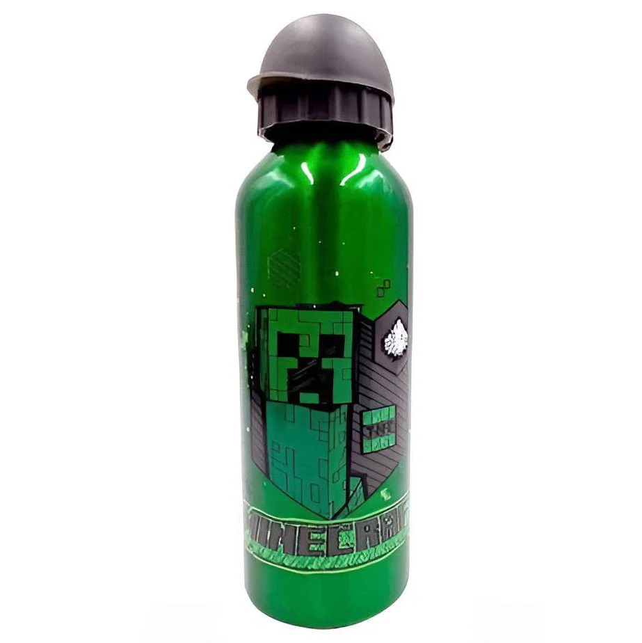 Minecraft Aluminiums Flaske - Creeper Tema - 500 ml