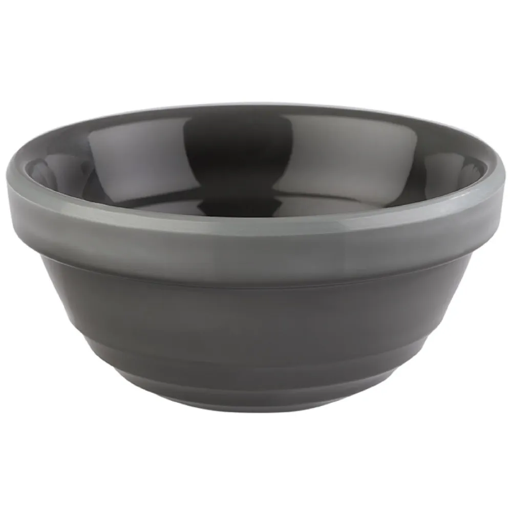 (6 stk.) Dypeskåle - EMMA - Melamin - 60 ml - Ø 75mm - Grå