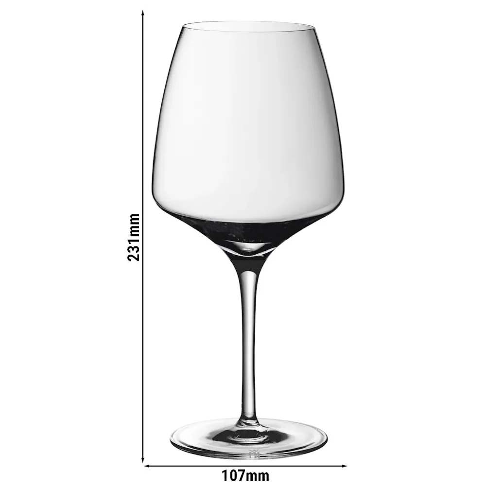 (6 stk.) WMF | DIVINE - Bourgogne glas 99 - 695 ml - med påfyldningsstreg