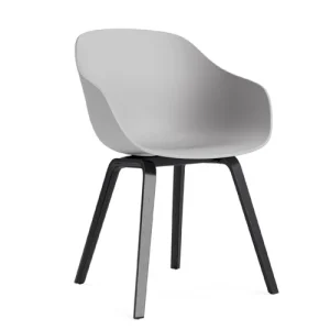 HAY About Chair (AAC222) - Concrete Grey - Black Egtræ