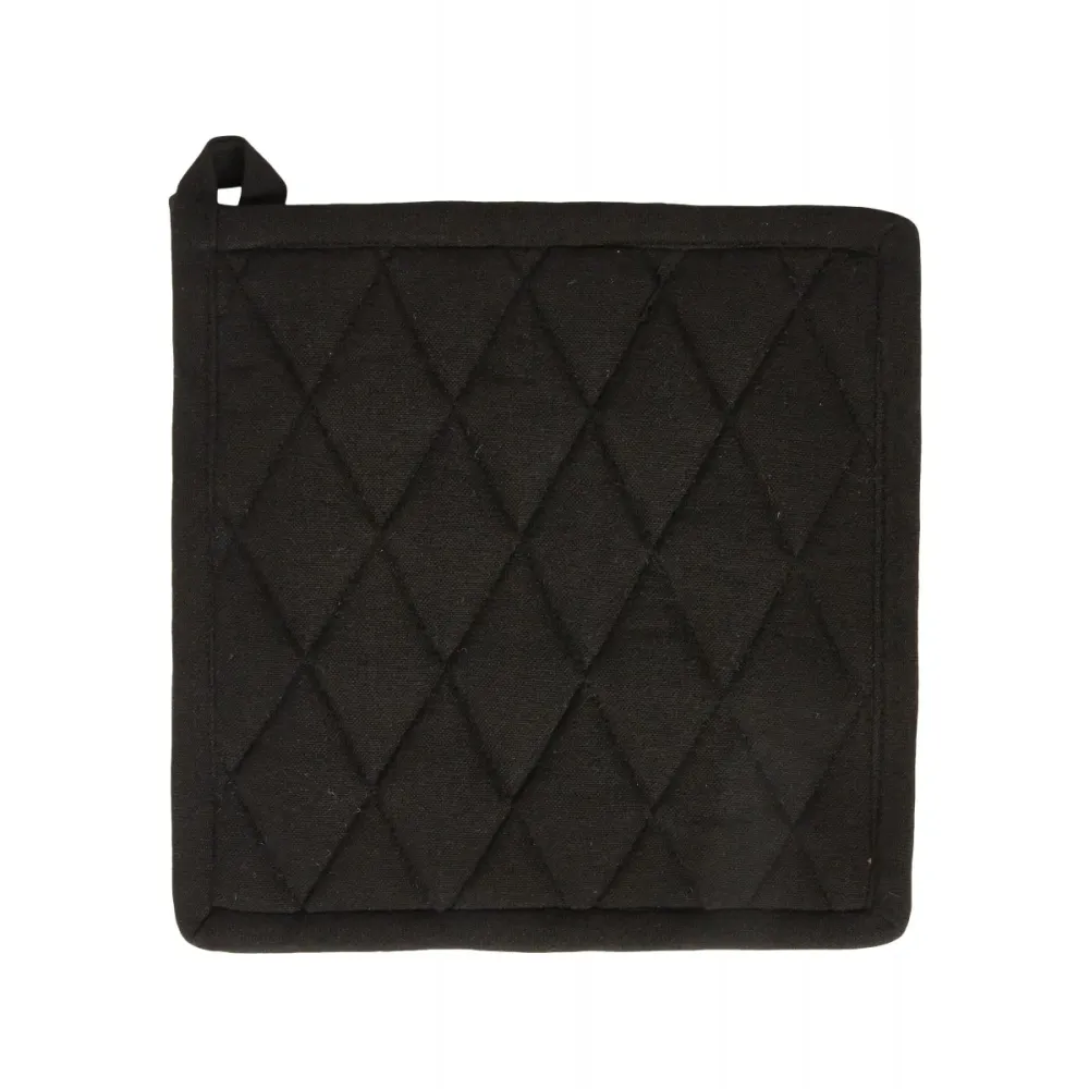 Dacore - Grydelap quilt 22,5x22,5 cm uni cross charcoal