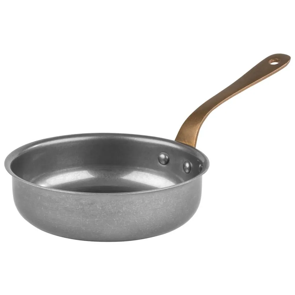 (6 stk.) Kasserolle / serveringsgryde - VINTARA - rustfrit metal - 0,4 Liter - Ø 140mm